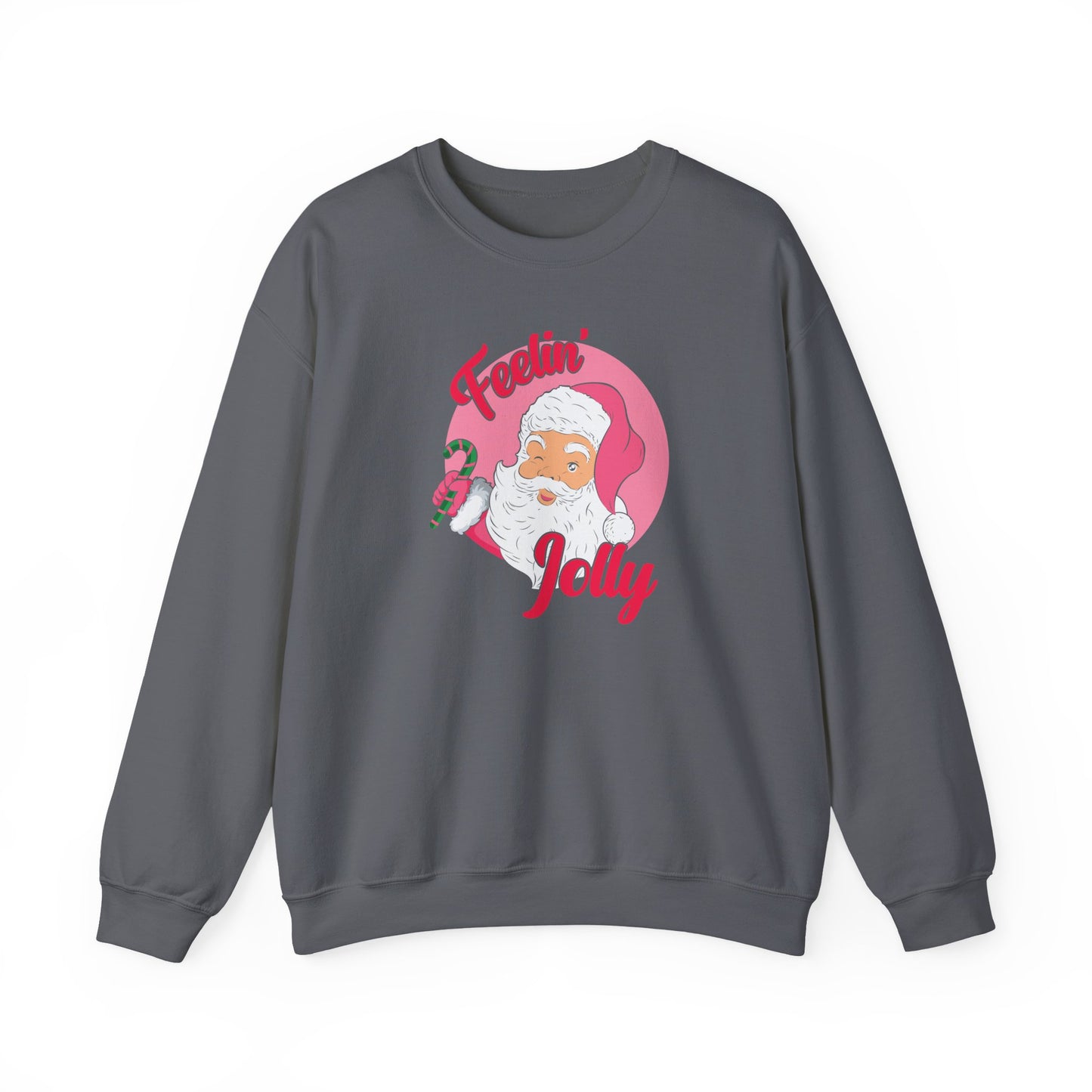 Feelin' Jolly Santa Crewneck Sweatshirt