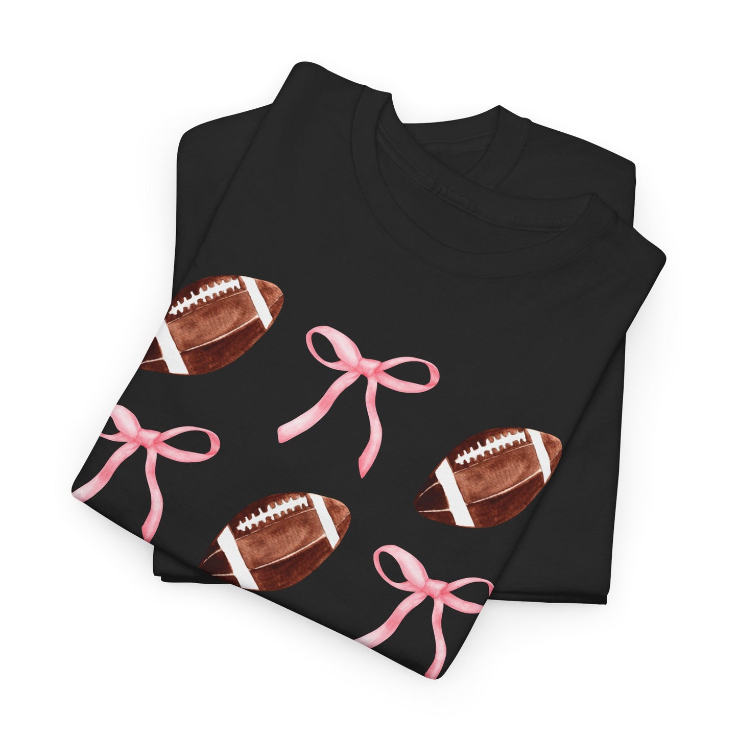 Football Bows Unisex Tee