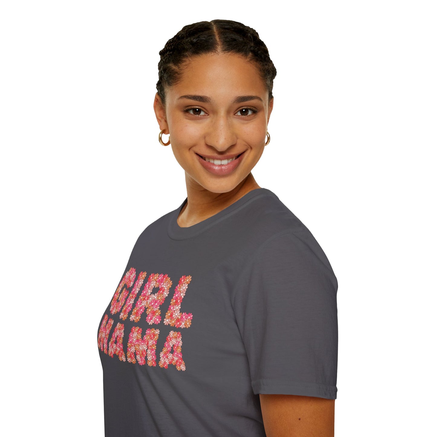 Girl Mama Retro Floral Soft Style Tee