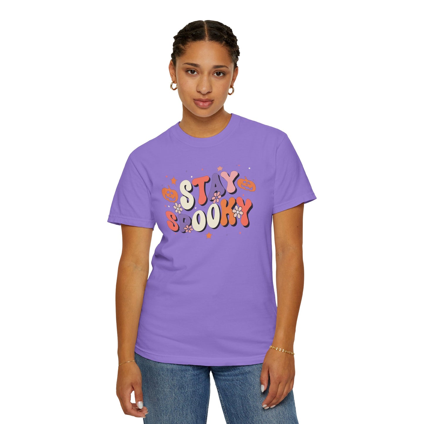 Stay Spooky Girly Comfort Colors Tee