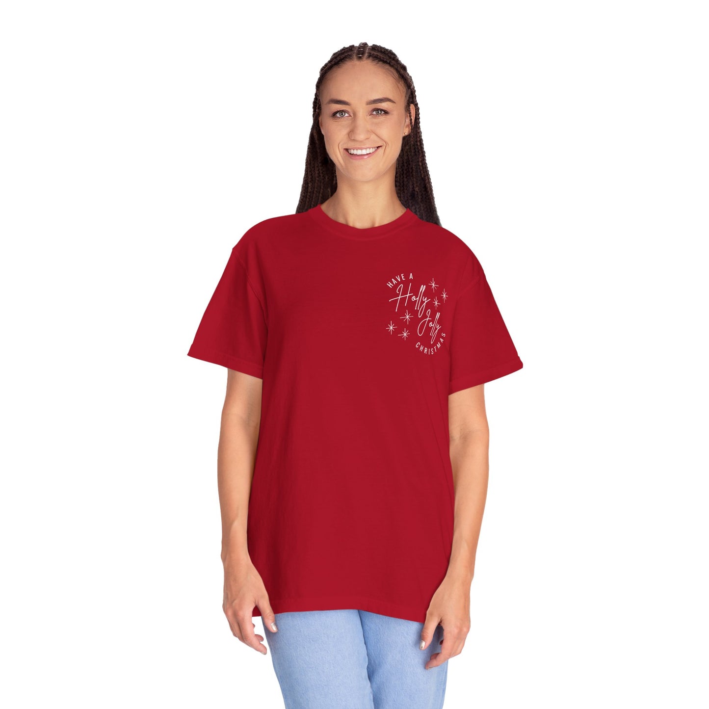 Holly Jolly Christmas Comfort Colors Tee