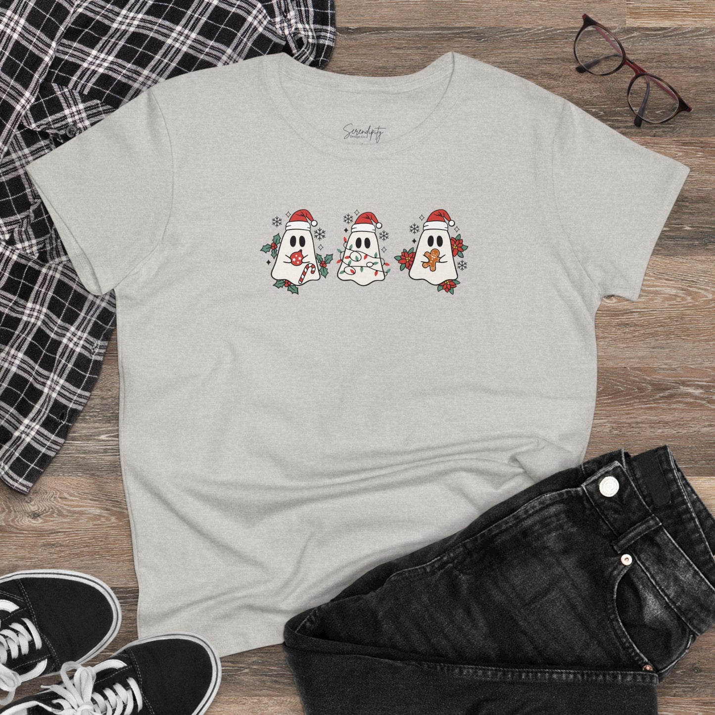 Christmas Ghosties Baby Tee