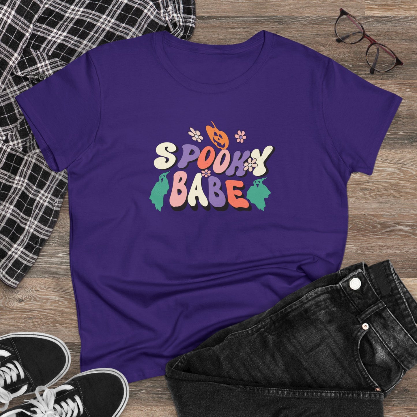 Spooky Babe Girly Baby Tee