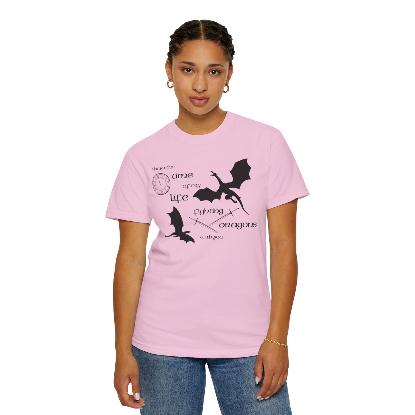 Fighting Dragons With You Comfort Colors Tee
