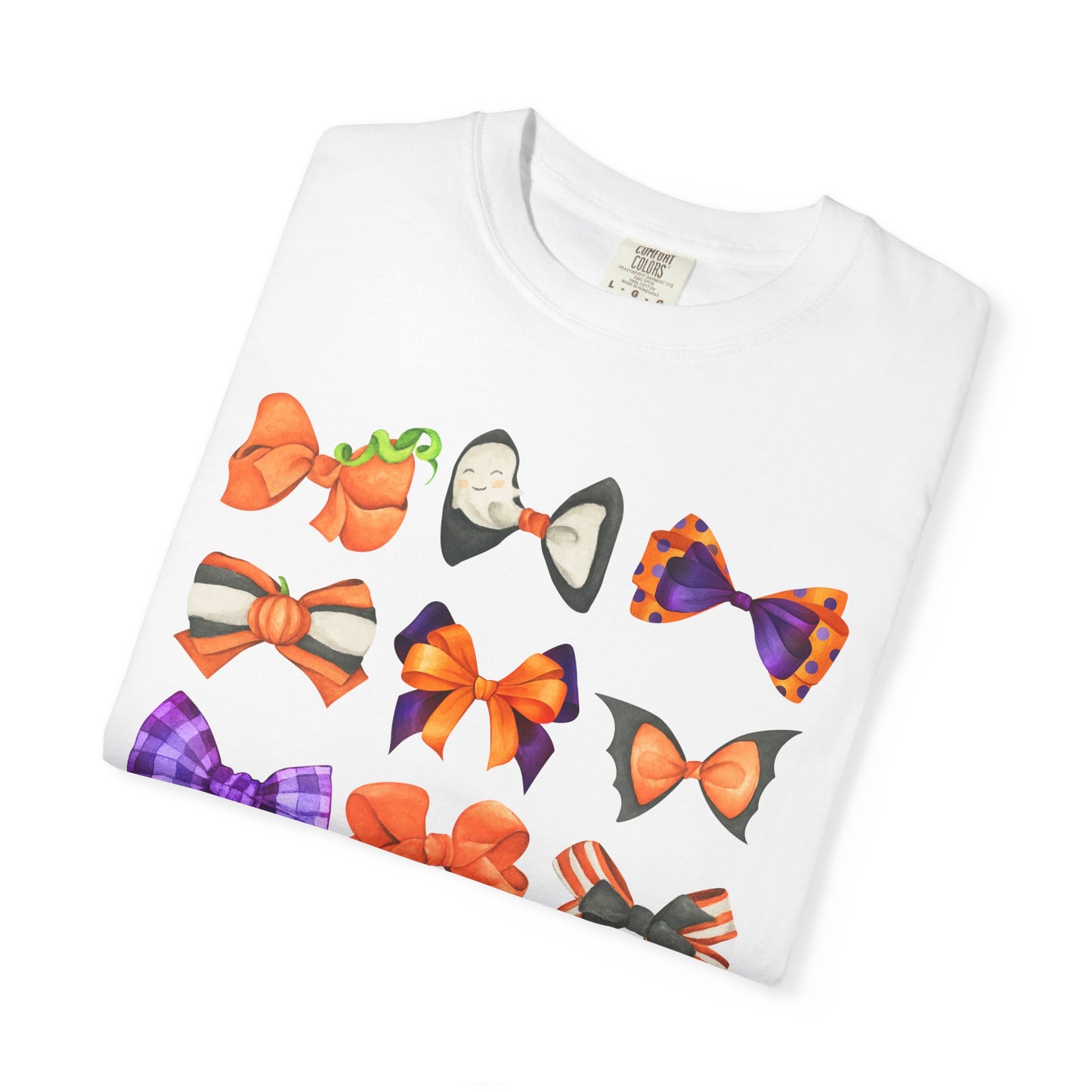Halloween Bows Comfort Colors Tee