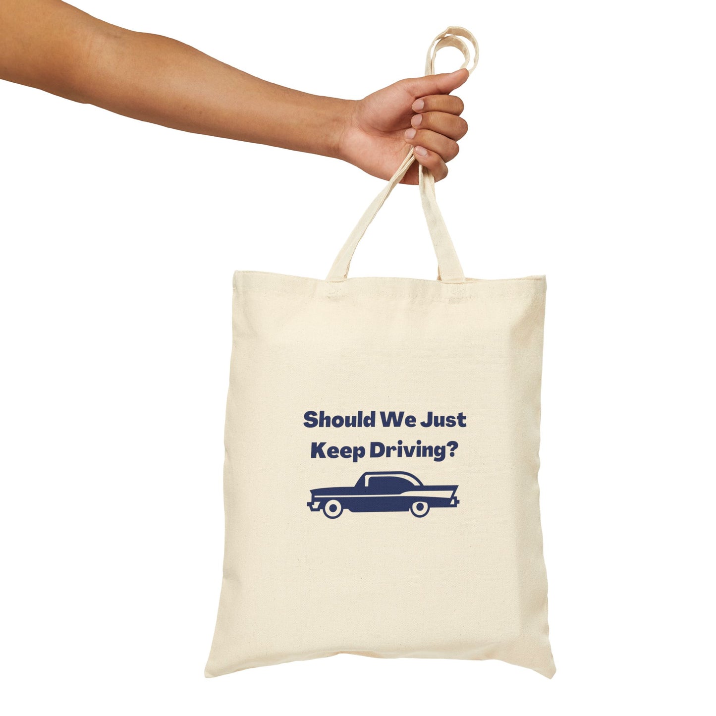 Keep Driving Tote Bag