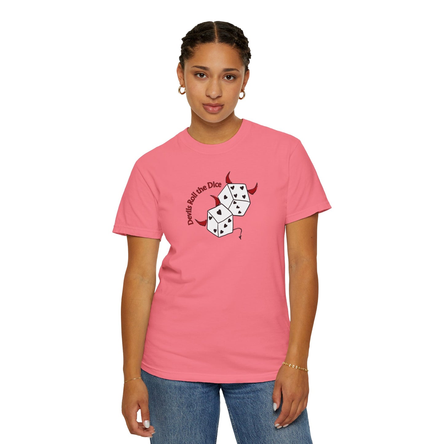 Devils Roll The Dice Comfort Colors Tee