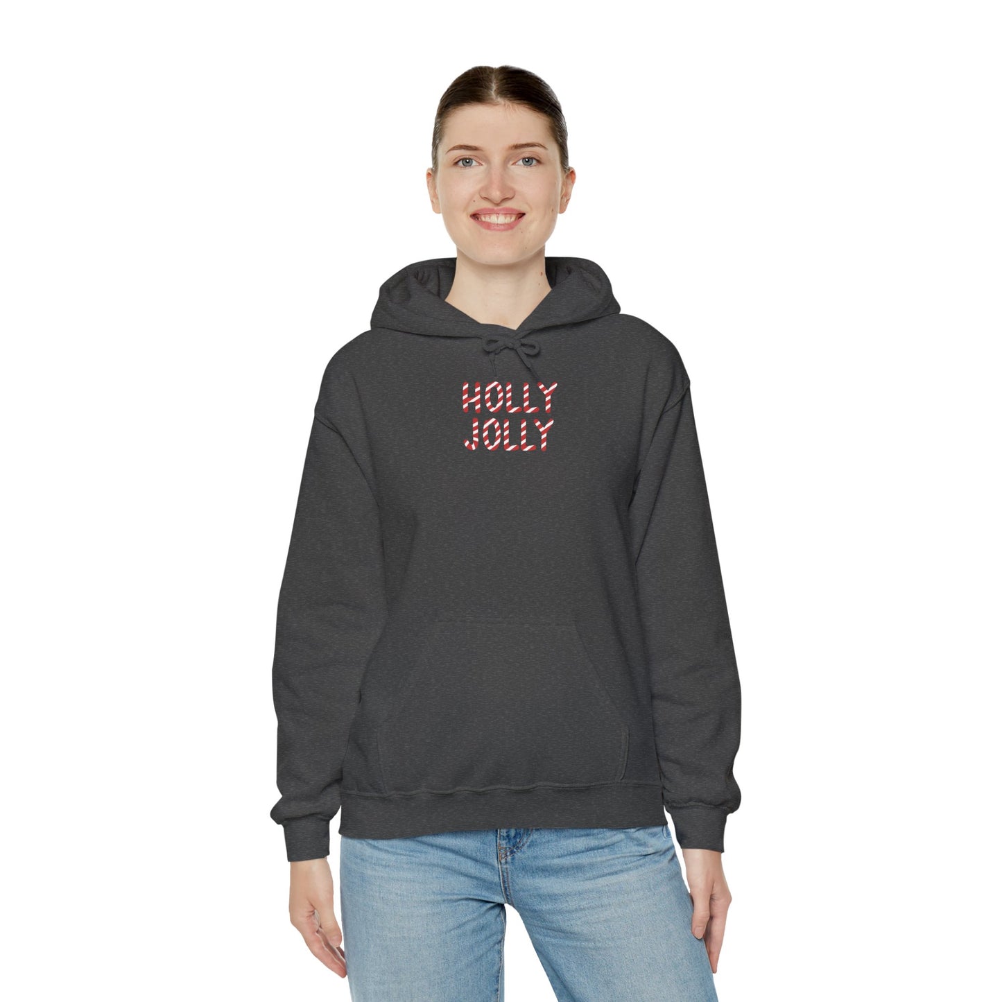 Holly Jolly Candy Cane Unisex Hoodie