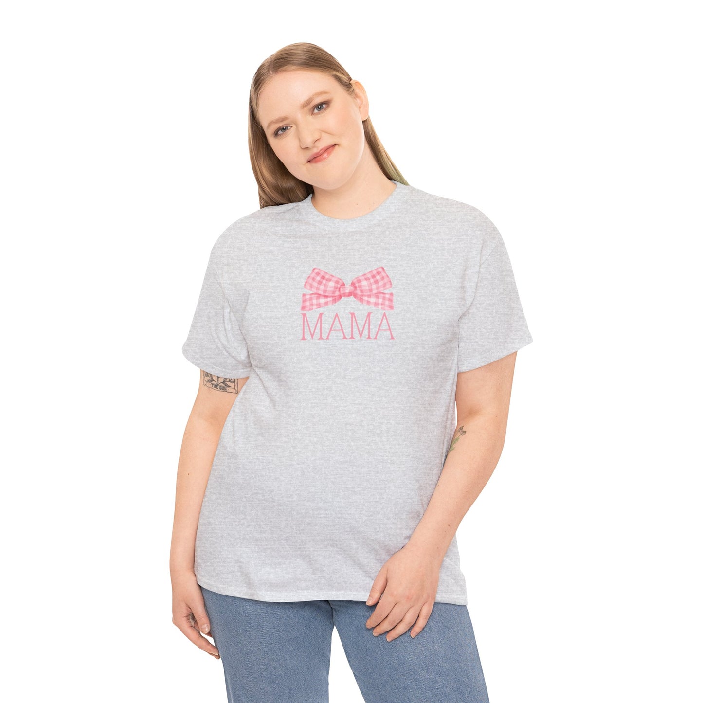 Mama Pink Bow Unisex Tee