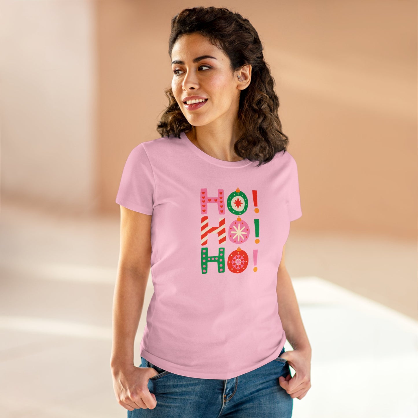 Ho Ho Ho Ornaments Baby Tee