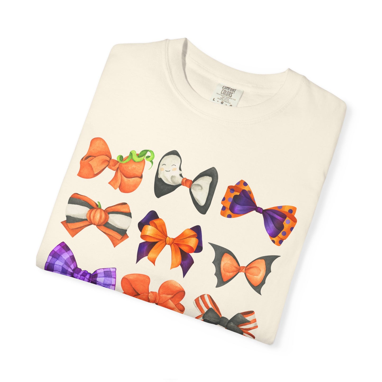 Halloween Bows Comfort Colors Tee