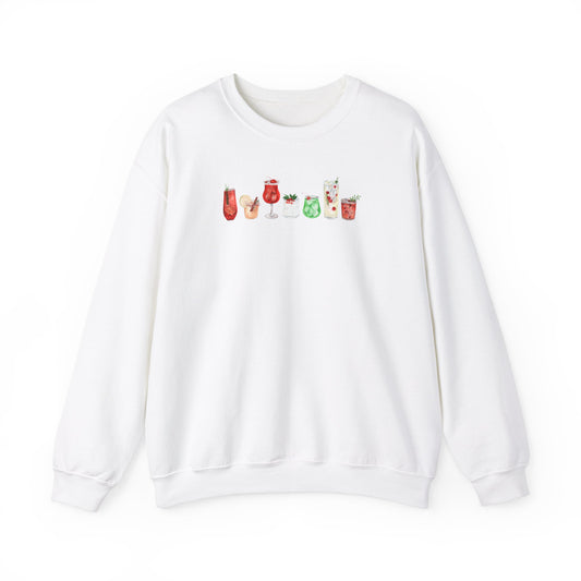 Christmas Cocktails Unisex Crewneck