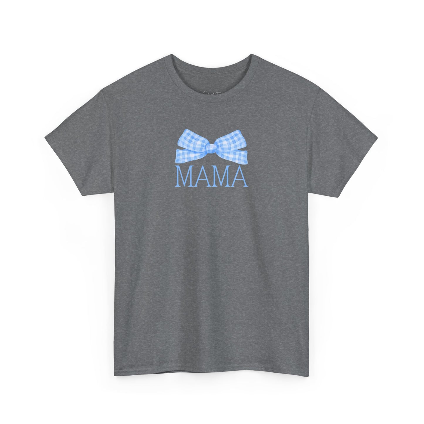 Mama Blue Bow Unisex Tee