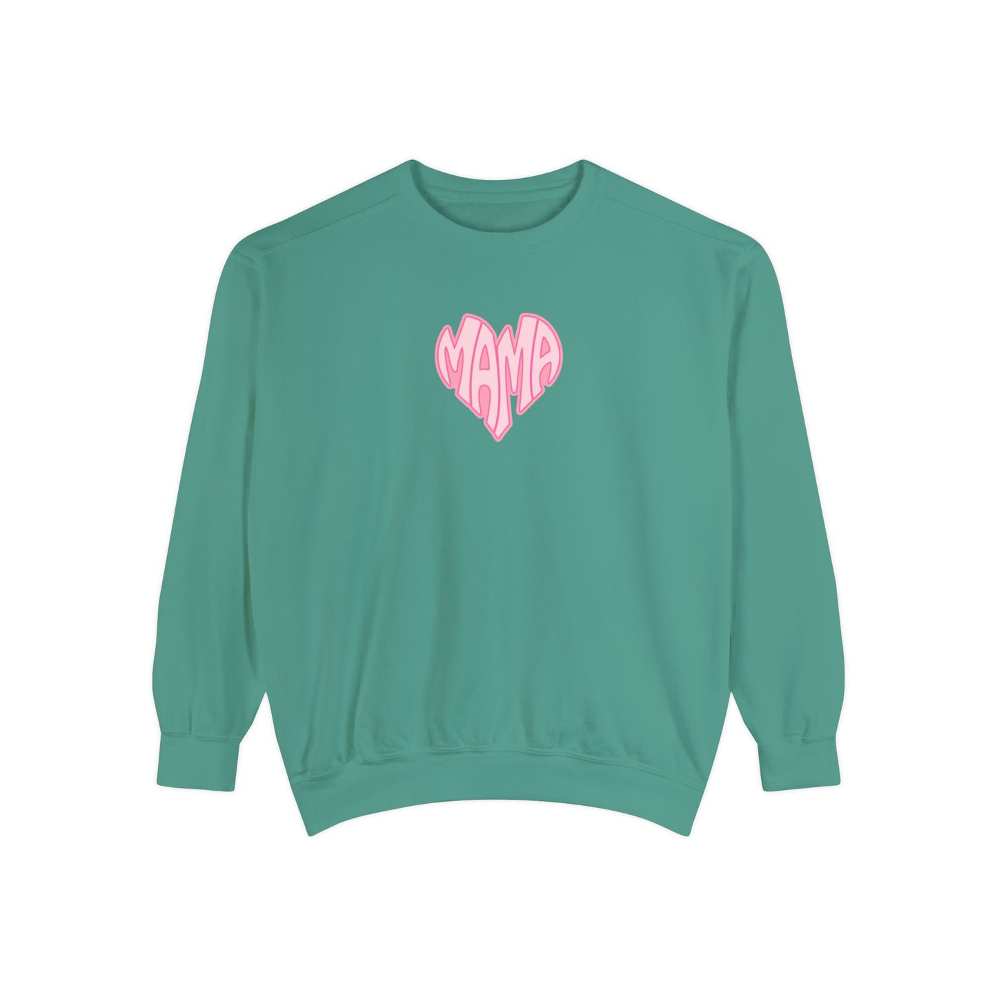 Mama Heart Comfort Colors Sweatshirt