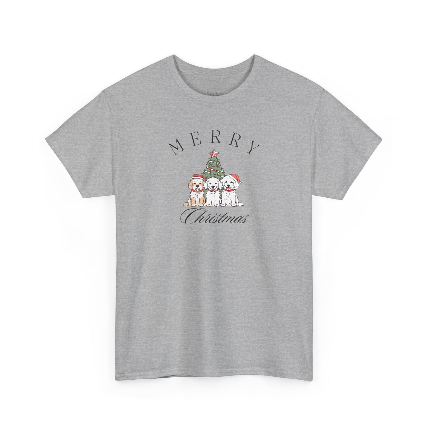 Merry Christmas Puppies Unisex Tee