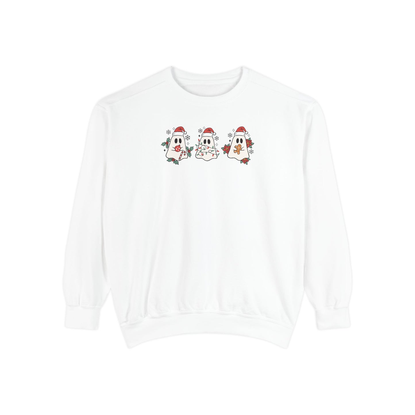 Christmas Ghosties Comfort Colors Sweatshirt