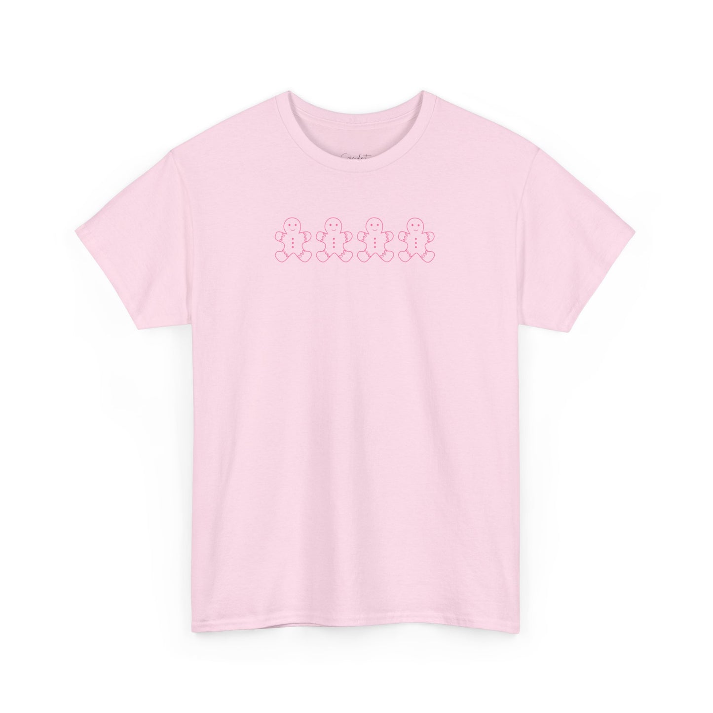 Pink Gingerbread Men Unisex Tee