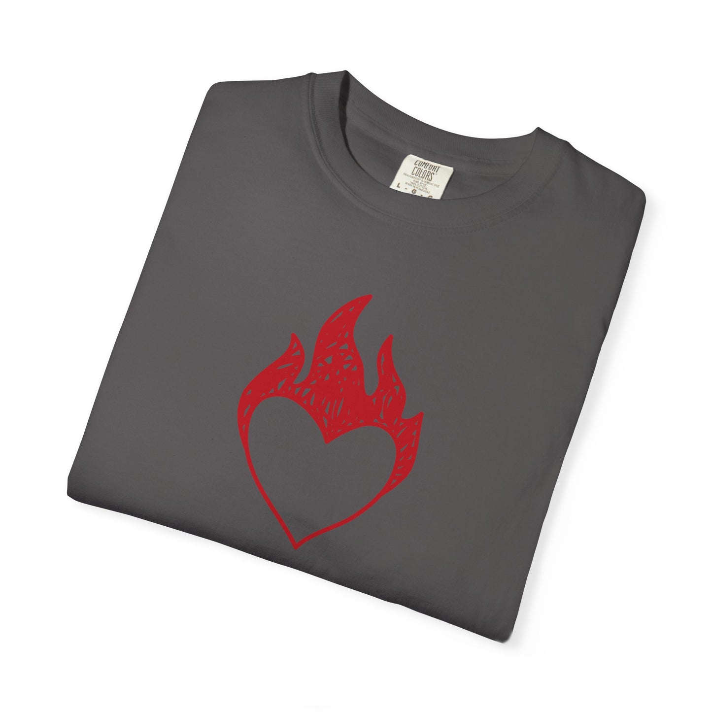 Fireheart Hand-drawn Comfort Colors Tee