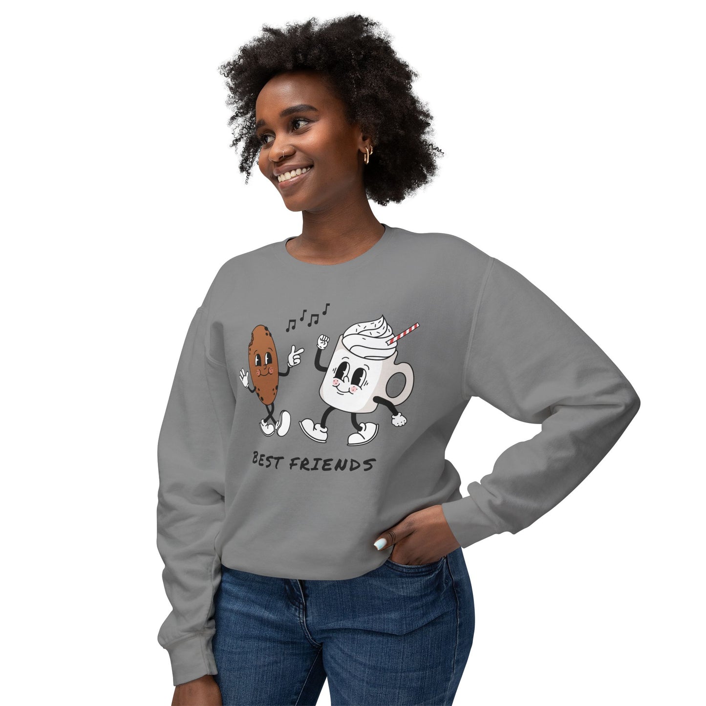 Milk & Cookies Best Friends Comfort Colors Sweatshirt