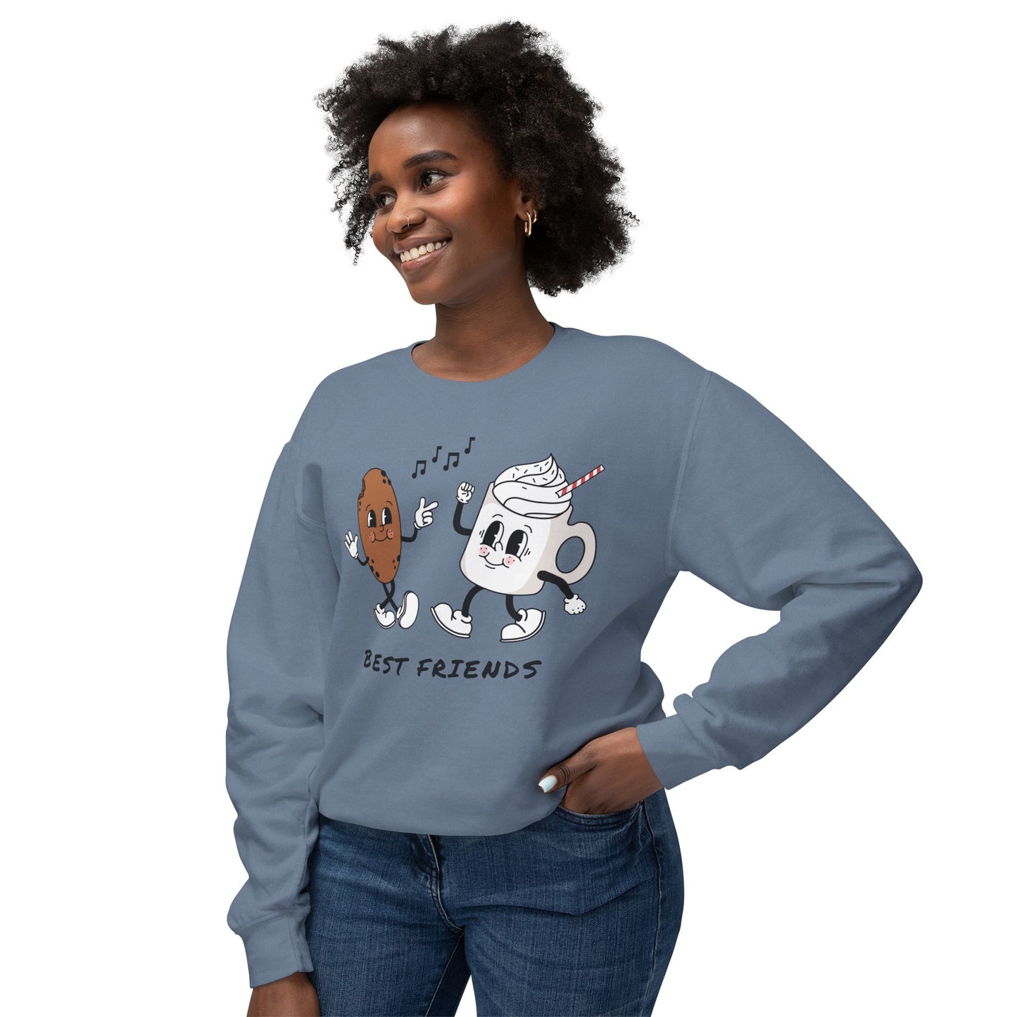 Milk & Cookies Best Friends Comfort Colors Sweatshirt