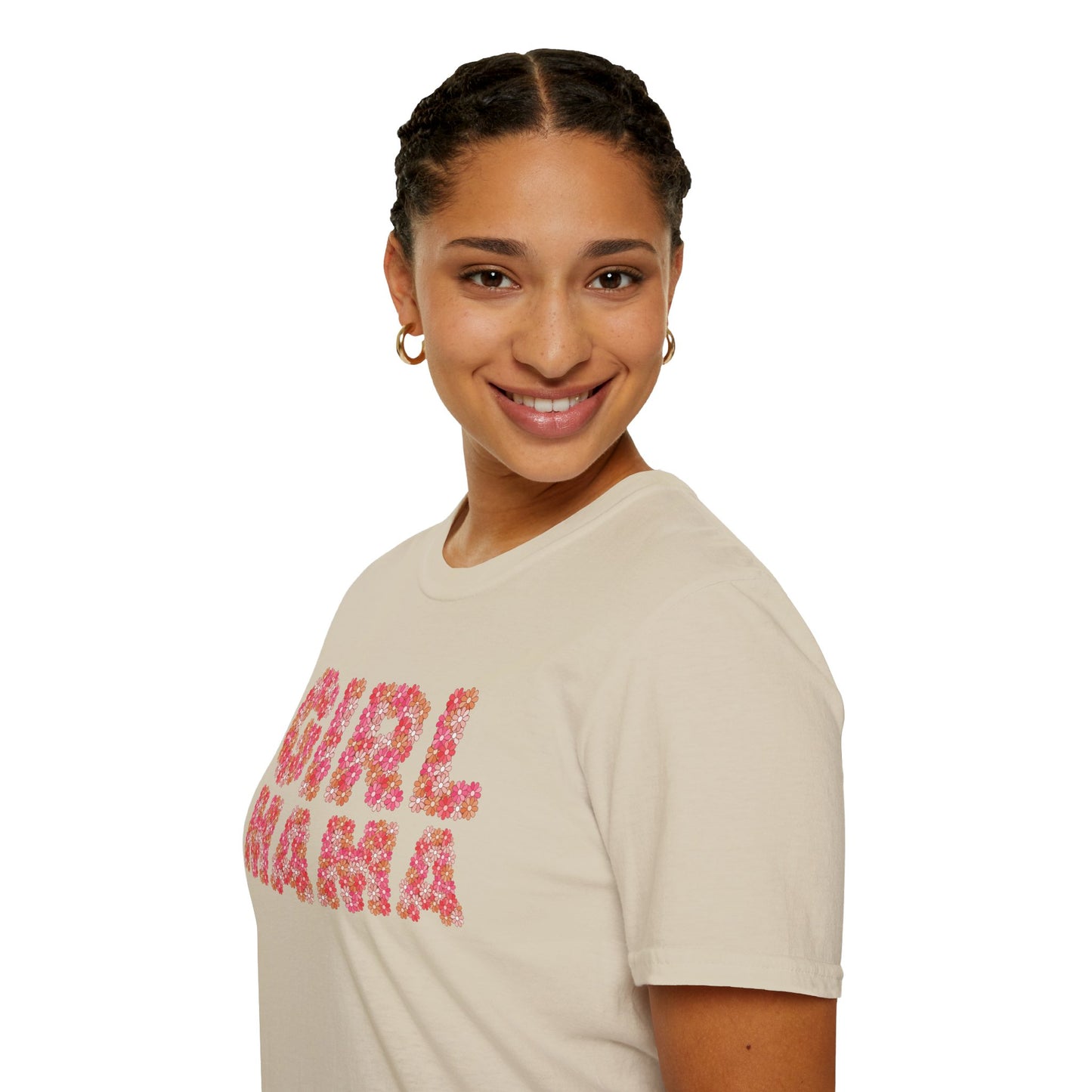 Girl Mama Retro Floral Soft Style Tee