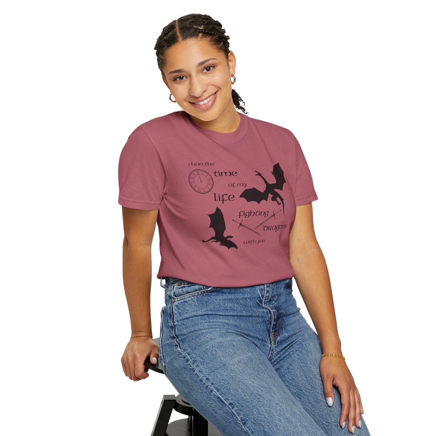 Fighting Dragons With You Comfort Colors Tee