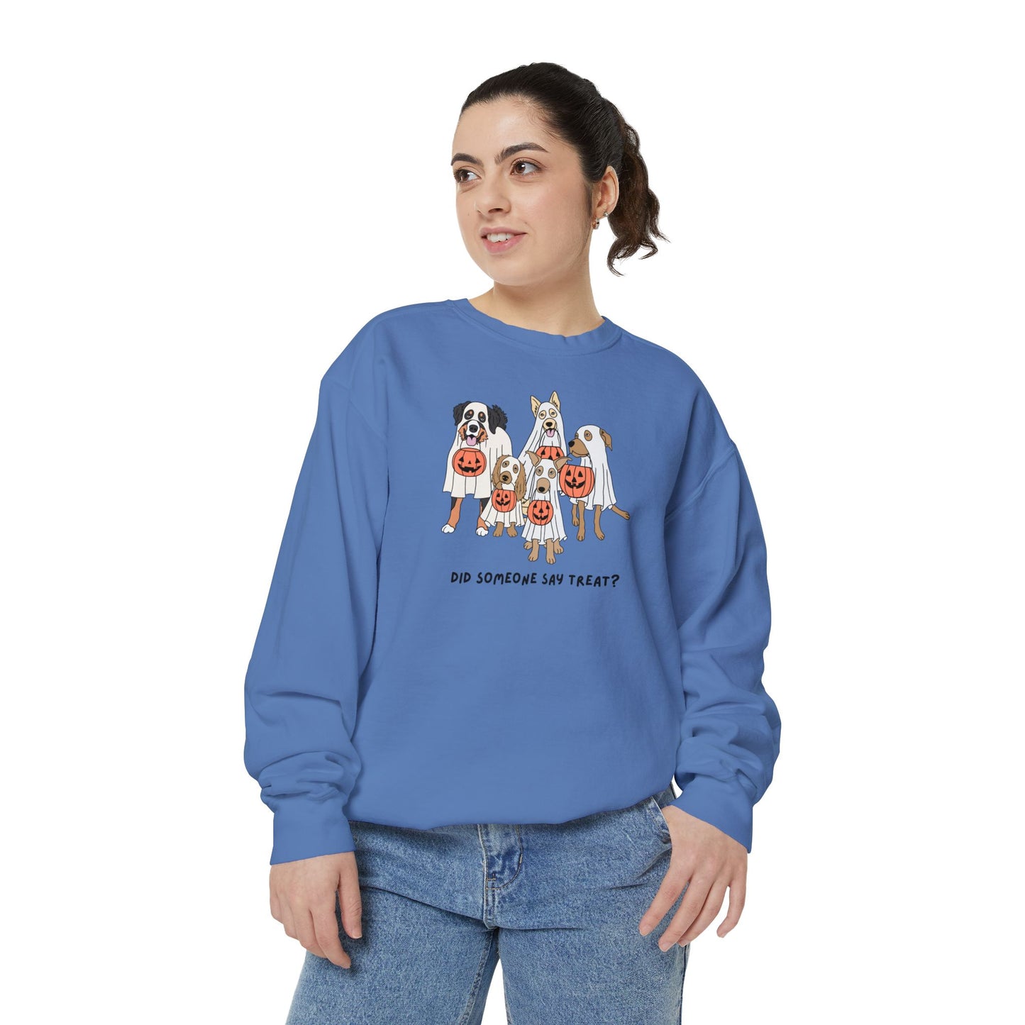 Did Someone Say Treat? Comfort Colors Sweatshirt