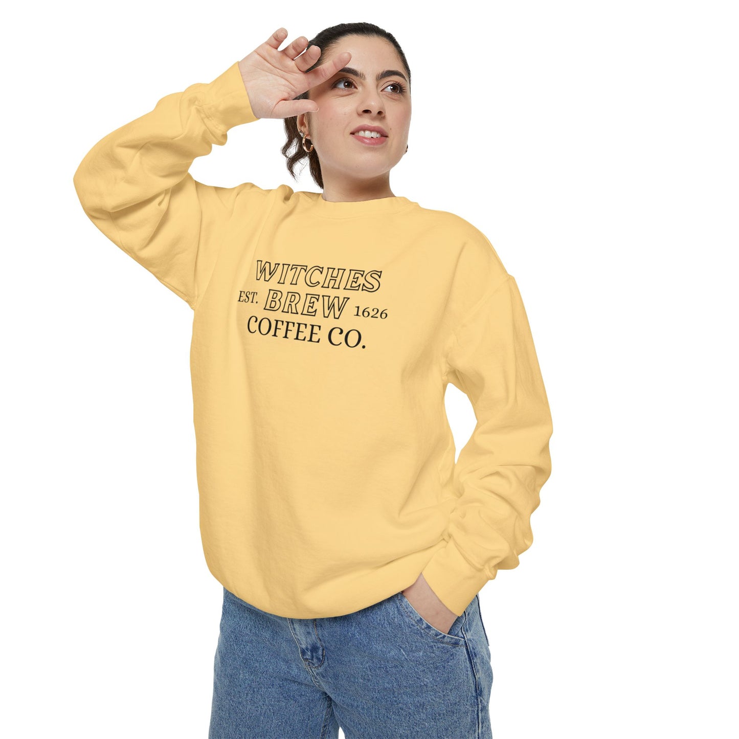 Witches Brew Coffee Co Comfort Colors Sweatshirt