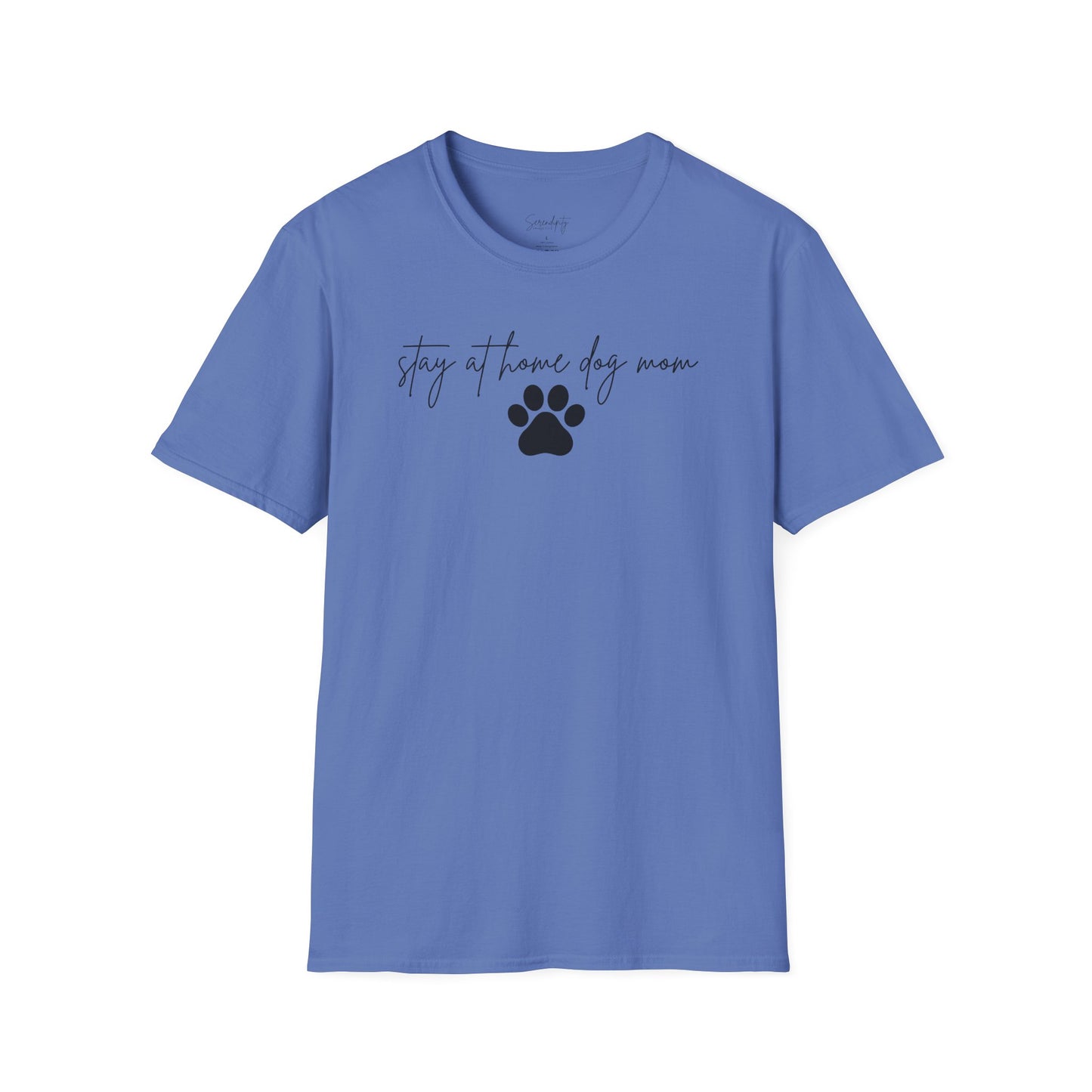 Stay At Home Dog Mom Soft Style Tee