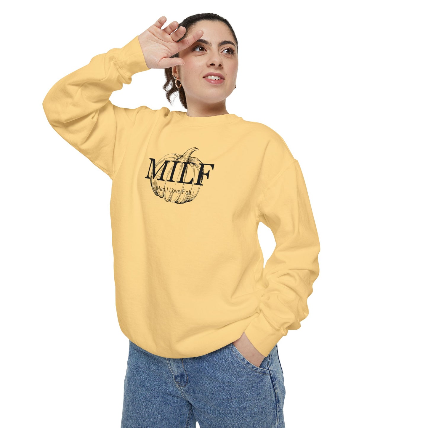 MILF (Man I Love Fall) Comfort Colors Sweatshirt