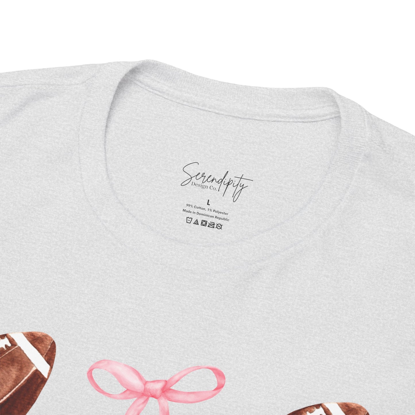 Football Bows Unisex Tee