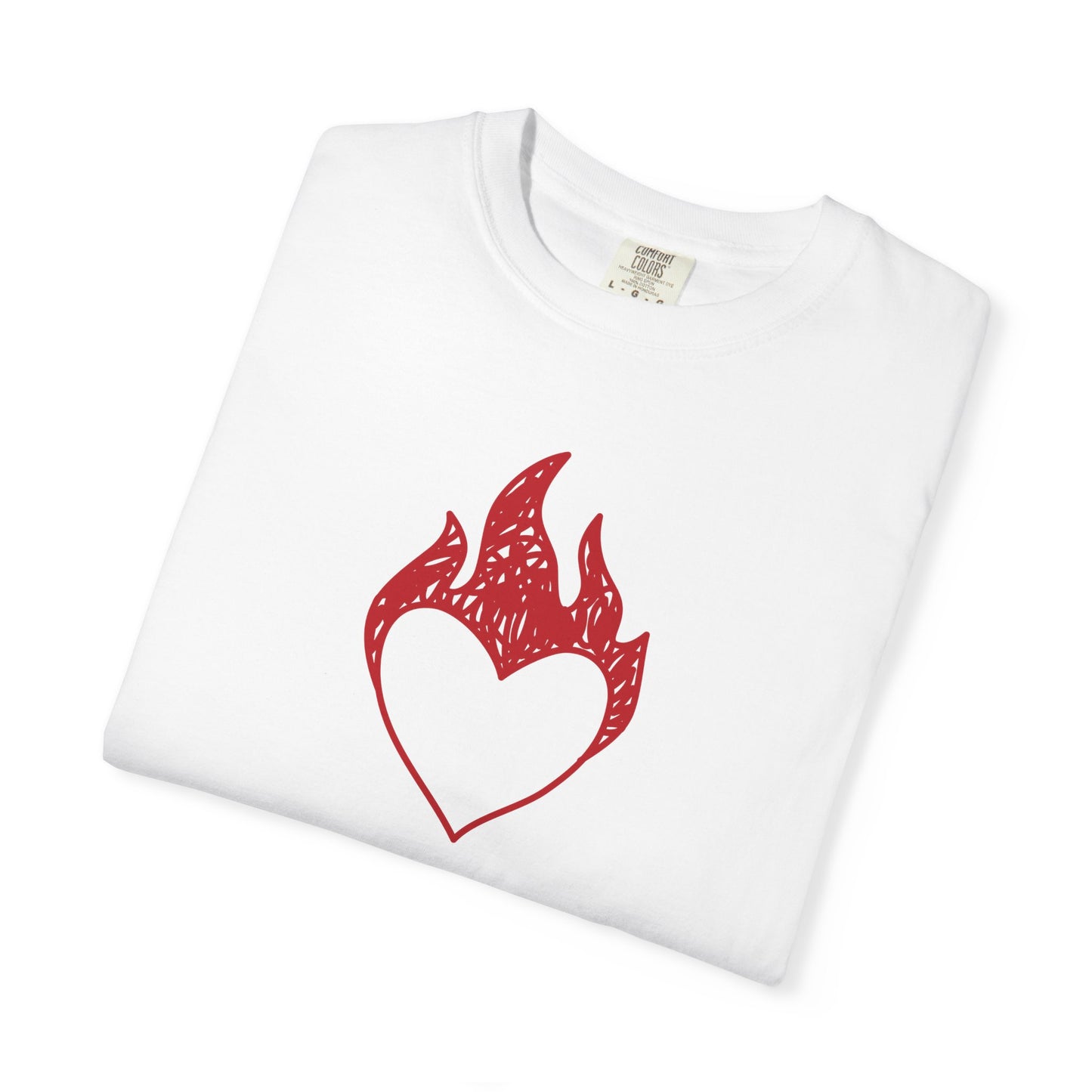 Fireheart Hand-drawn Comfort Colors Tee