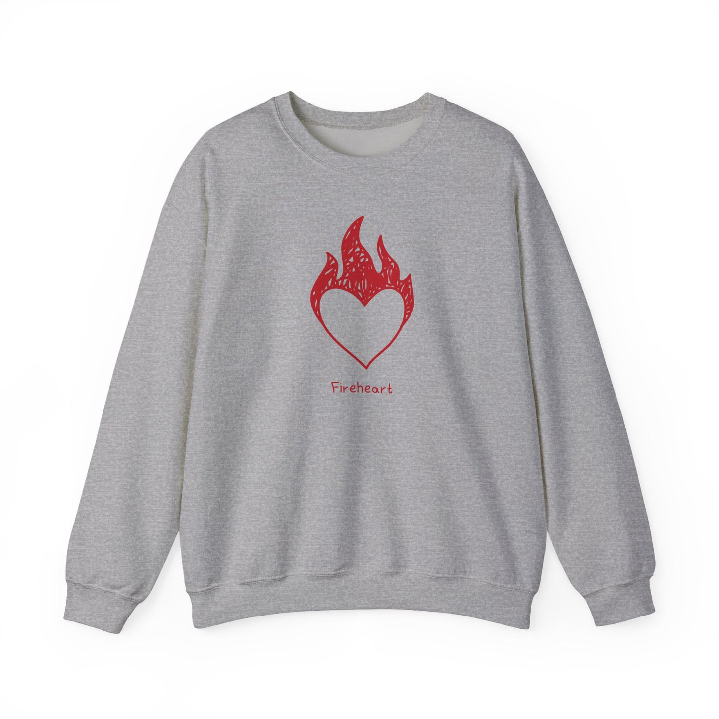 Fireheart Hand-drawn Crewneck Sweatshirt