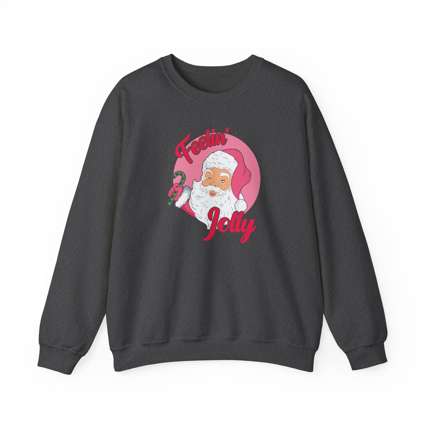 Feelin' Jolly Santa Crewneck Sweatshirt