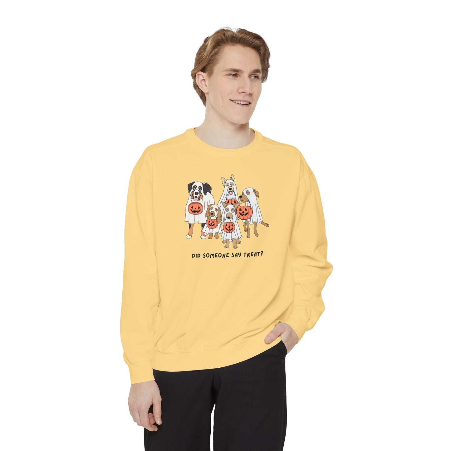 Did Someone Say Treat? Comfort Colors Sweatshirt