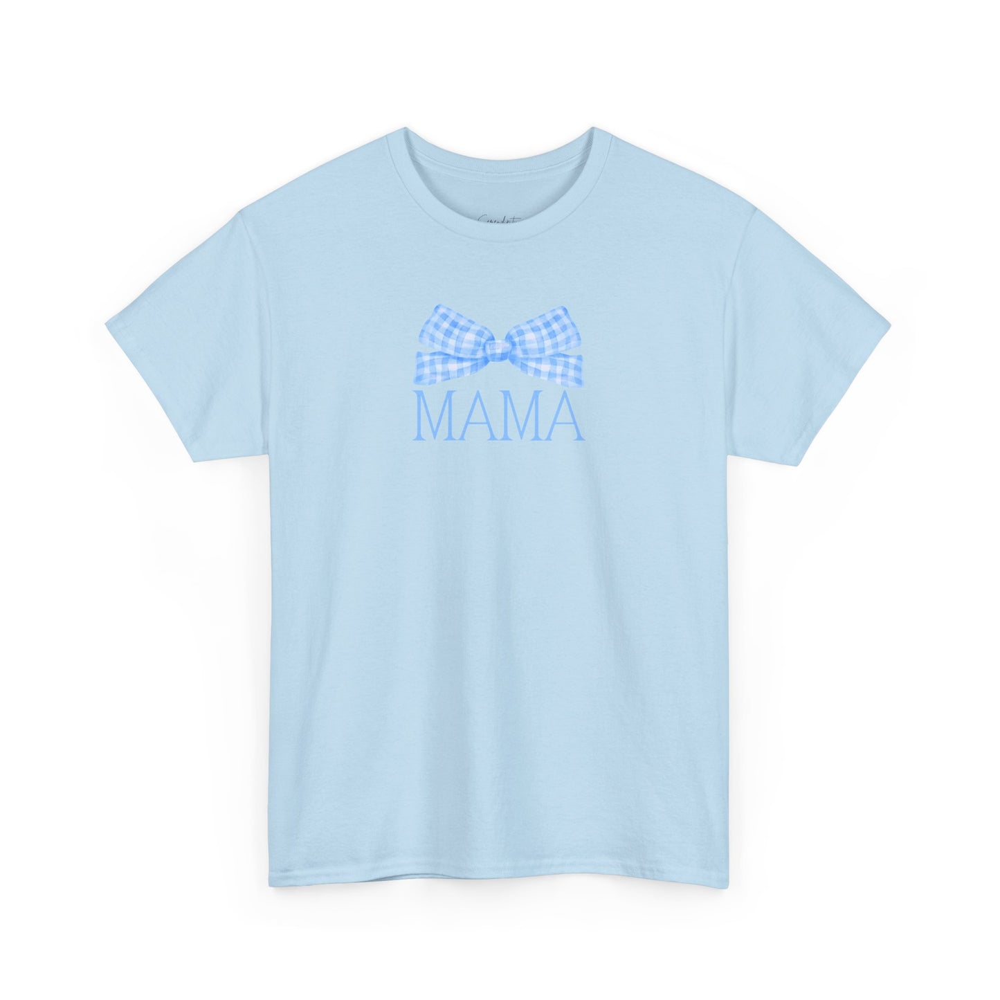 Mama Blue Bow Unisex Tee