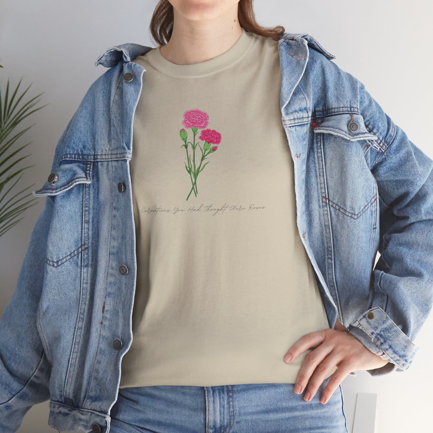 Carnations You Had Thought Were Roses Unisex Tee