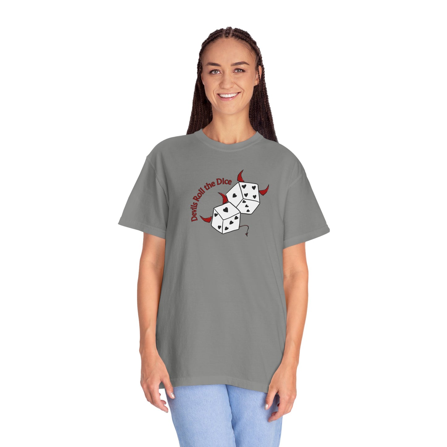 Devils Roll The Dice Comfort Colors Tee