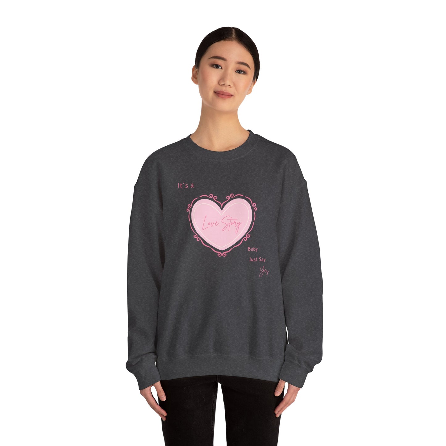 Love Story Coquette Crewneck Sweatshirt