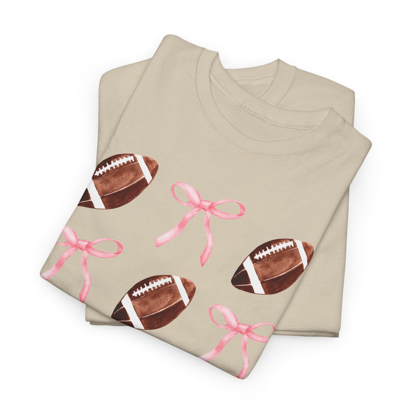 Football Bows Unisex Tee