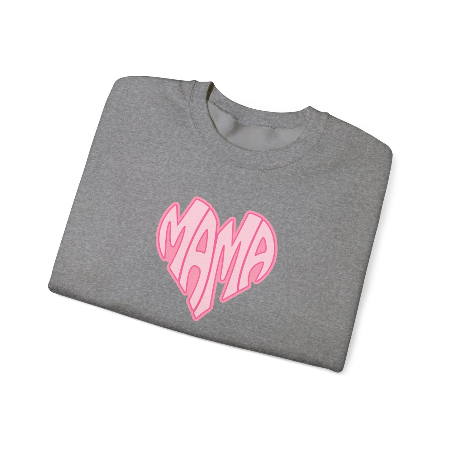 Mama Heart Crewneck Sweatshirt
