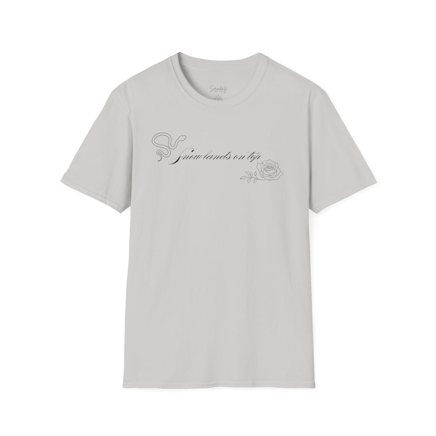 Snow Lands On Top Soft Style Tee