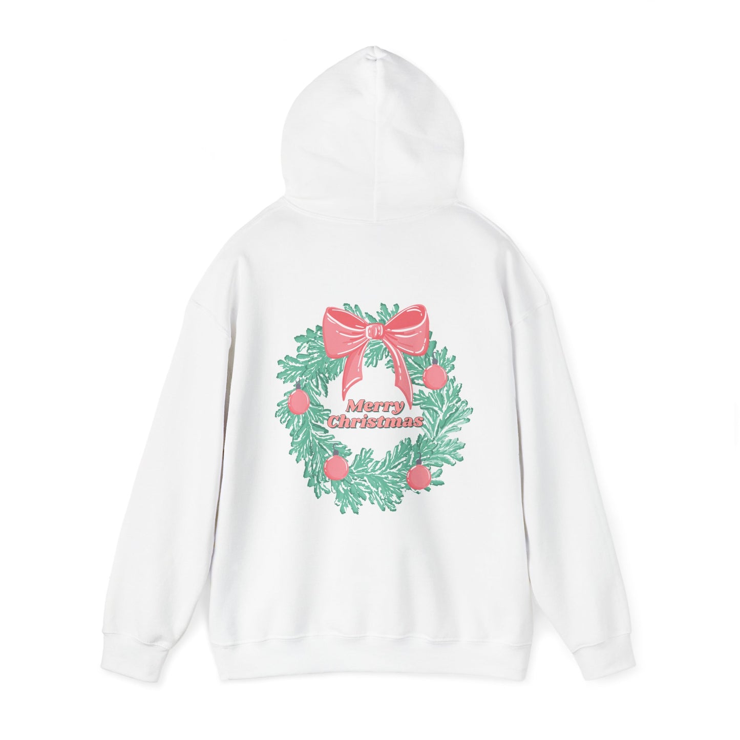 Ho Ho Ho Merry Christmas Wreath Unisex Hoodie