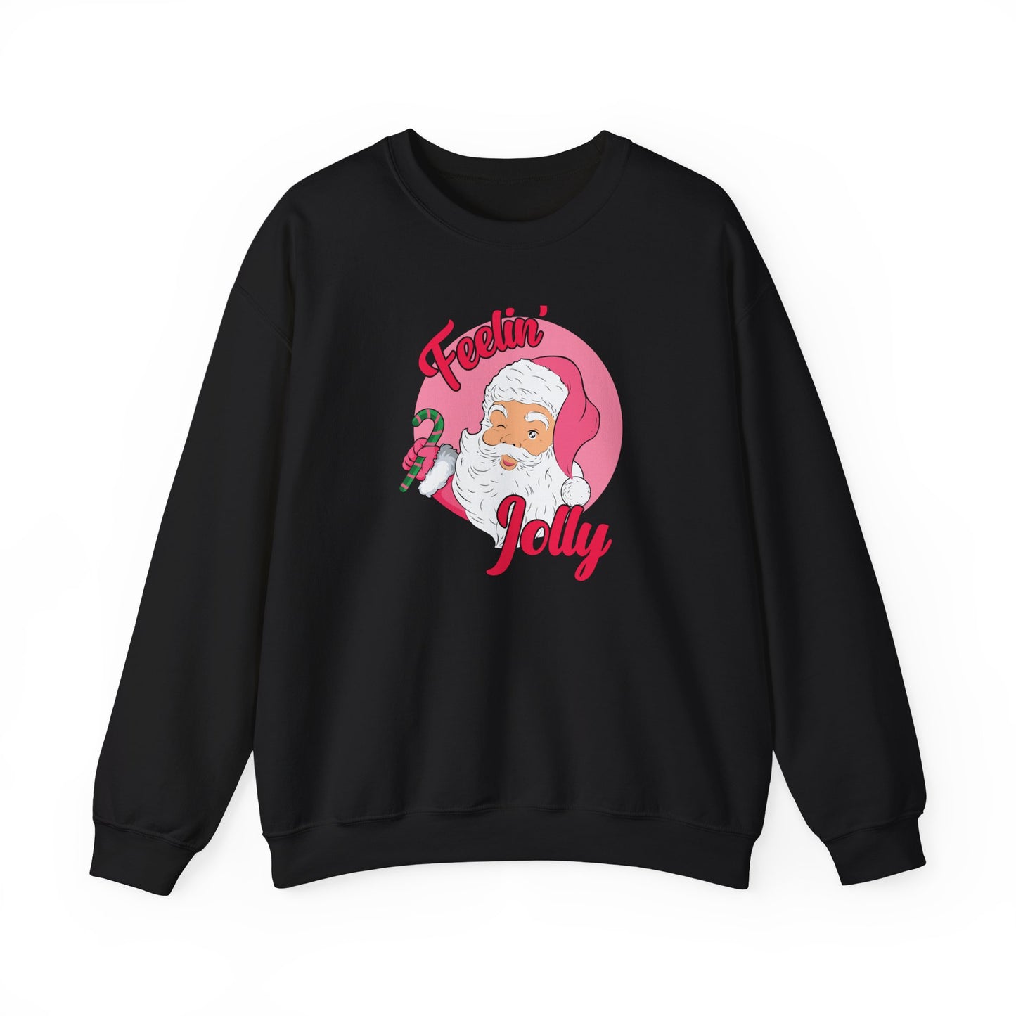 Feelin' Jolly Santa Crewneck Sweatshirt