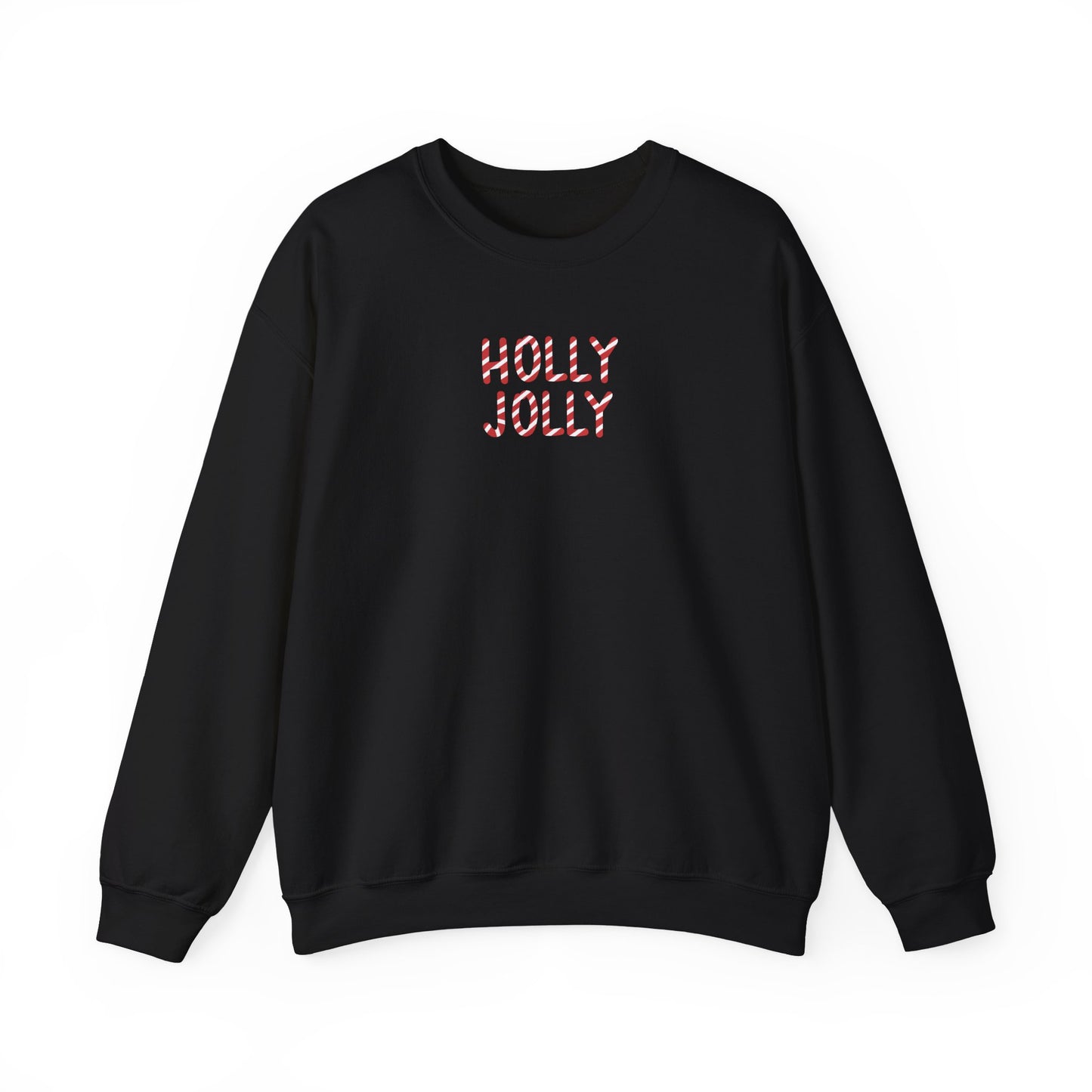 Holly Jolly Candy Cane Unisex Crewneck