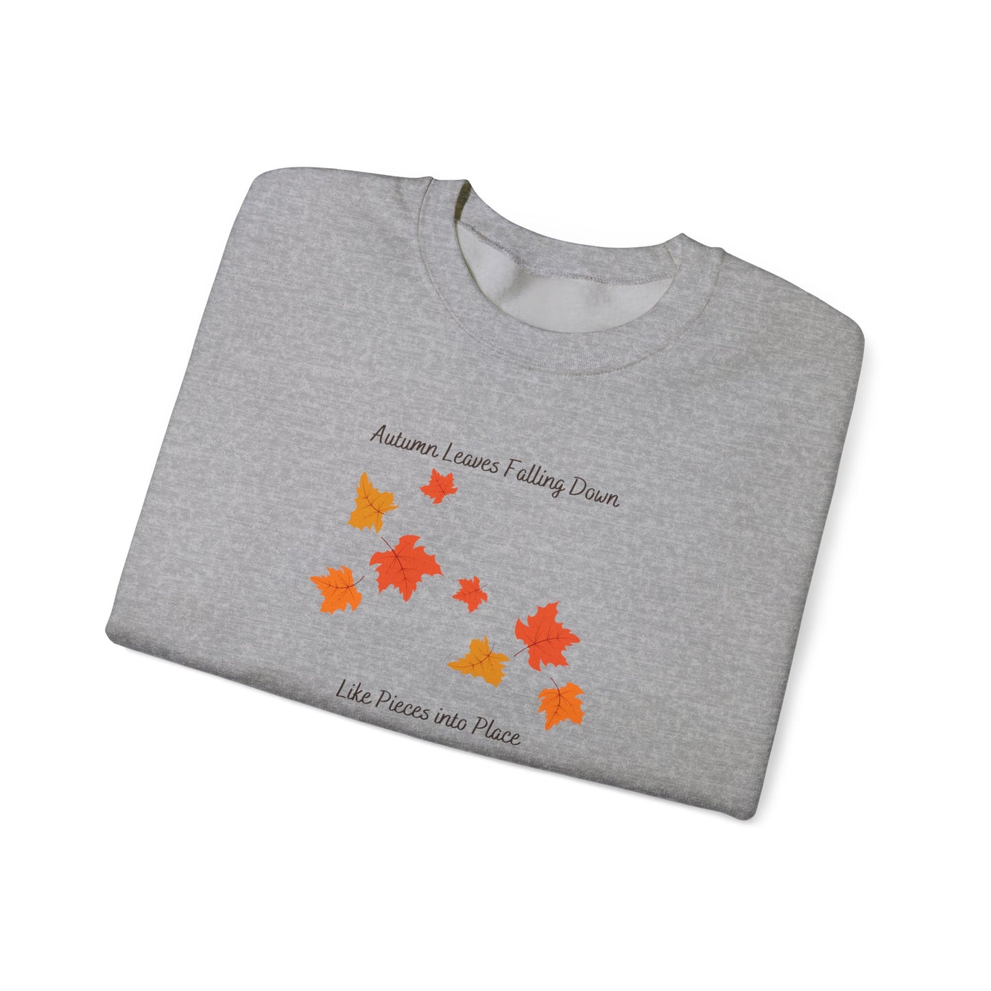 Autumn Leaves Falling Down Crewneck Sweatshirt
