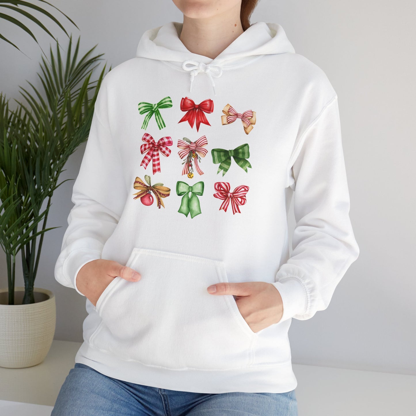 Christmas Bows Unisex Hoodie