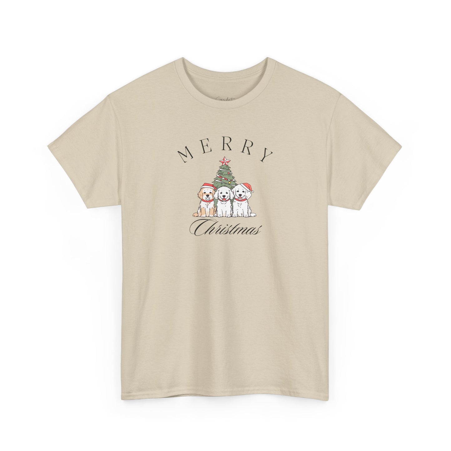 Merry Christmas Puppies Unisex Tee