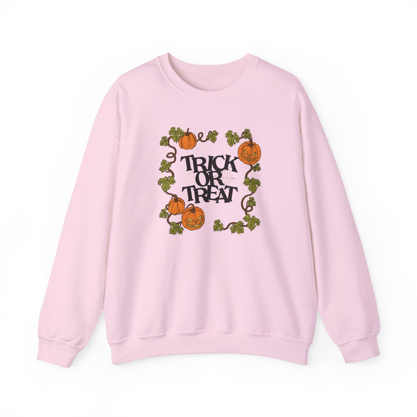 Vintage Pumpkins Trick or Treat Unisex Crewneck