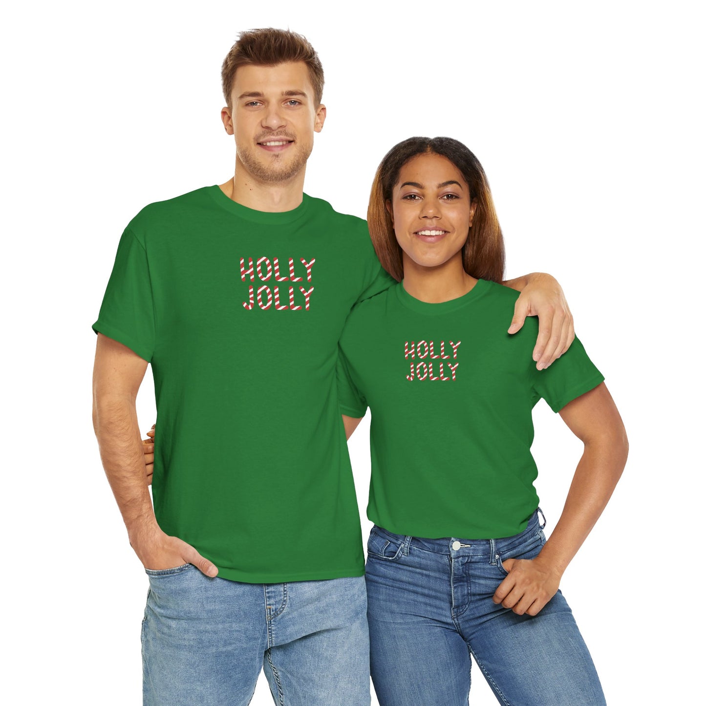 Holly Jolly Candy Cane Unisex Tee